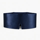 Masque de nuit en soie — Bleu